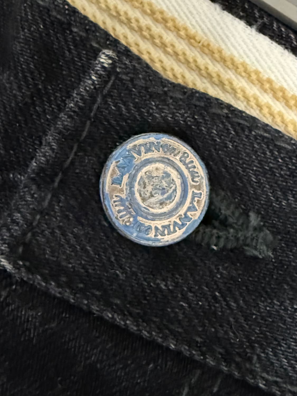 랑방 밑단 절게 9부 데님팬츠 상품이미지4