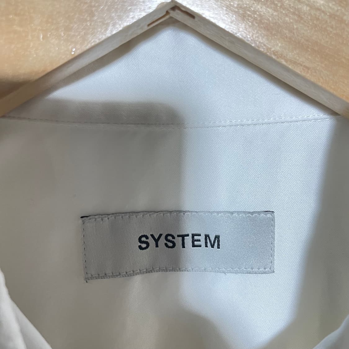 한섬 SYSTEM 시스템 화이트 셔츠 상품이미지4