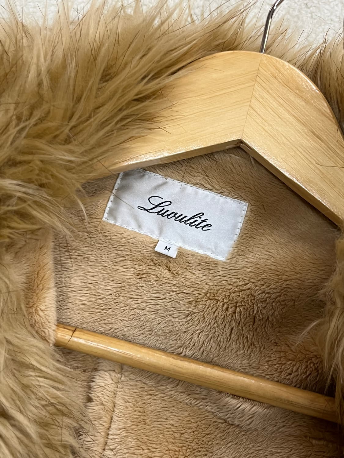 LUVULITE 스웨이드 퍼 시어링 자켓 상품이미지7