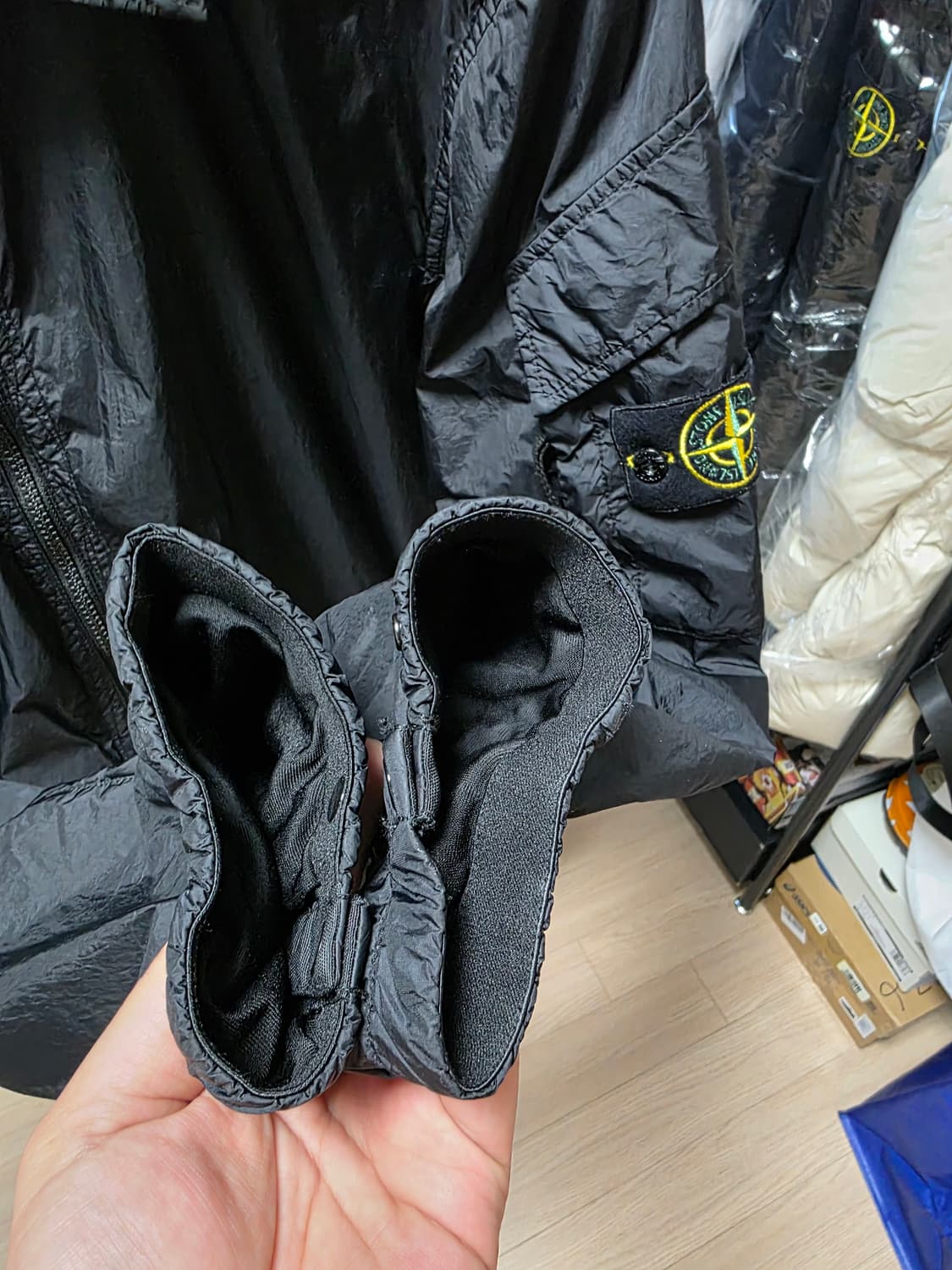 스톤아일랜드 크링클랩스 바람막이 자켓 상품이미지6