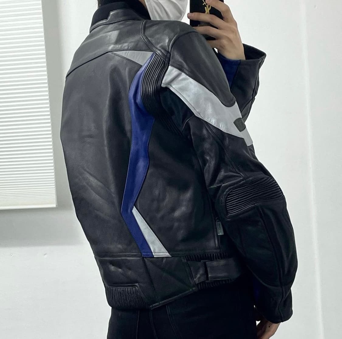 (새상품) XL BF 소가죽 레이싱 자켓 상품이미지4