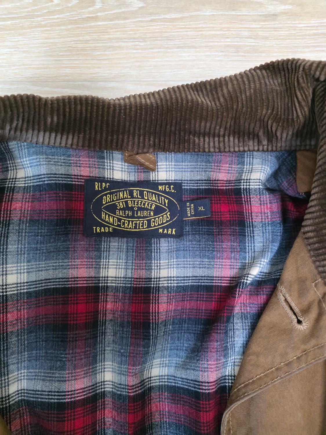 폴로 랄프로렌 왁스 자켓 XL 상품이미지6