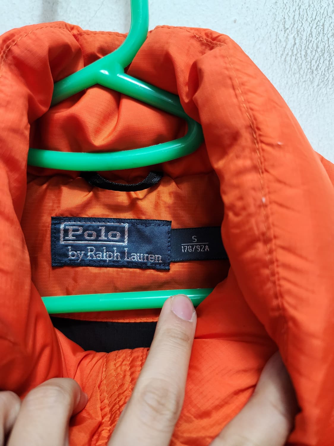 폴로 랄프로렌 RL/250 오렌지 패딩 점퍼 상품이미지8