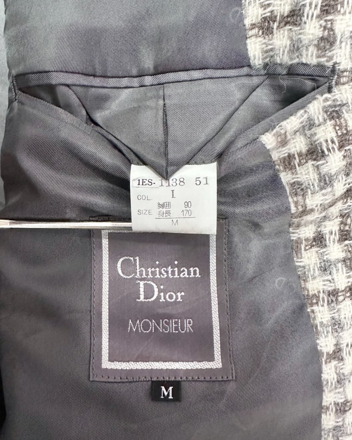 크리스찬디올 울 체크자켓 상품이미지4