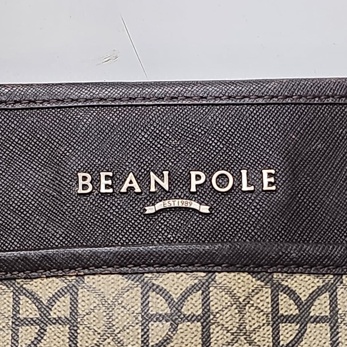 빈폴 정품 브라운 패턴 크로스백 28x27cm 상품이미지3