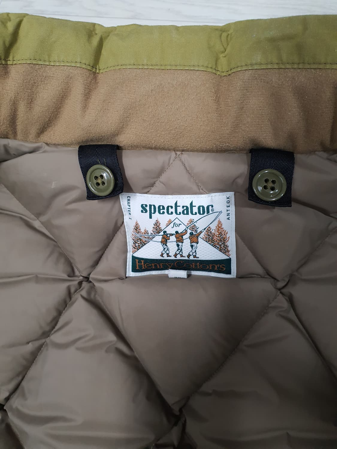 헨리 코튼 스펙테이터 구스 다운 ods 올리브드랩서비스 상품이미지6