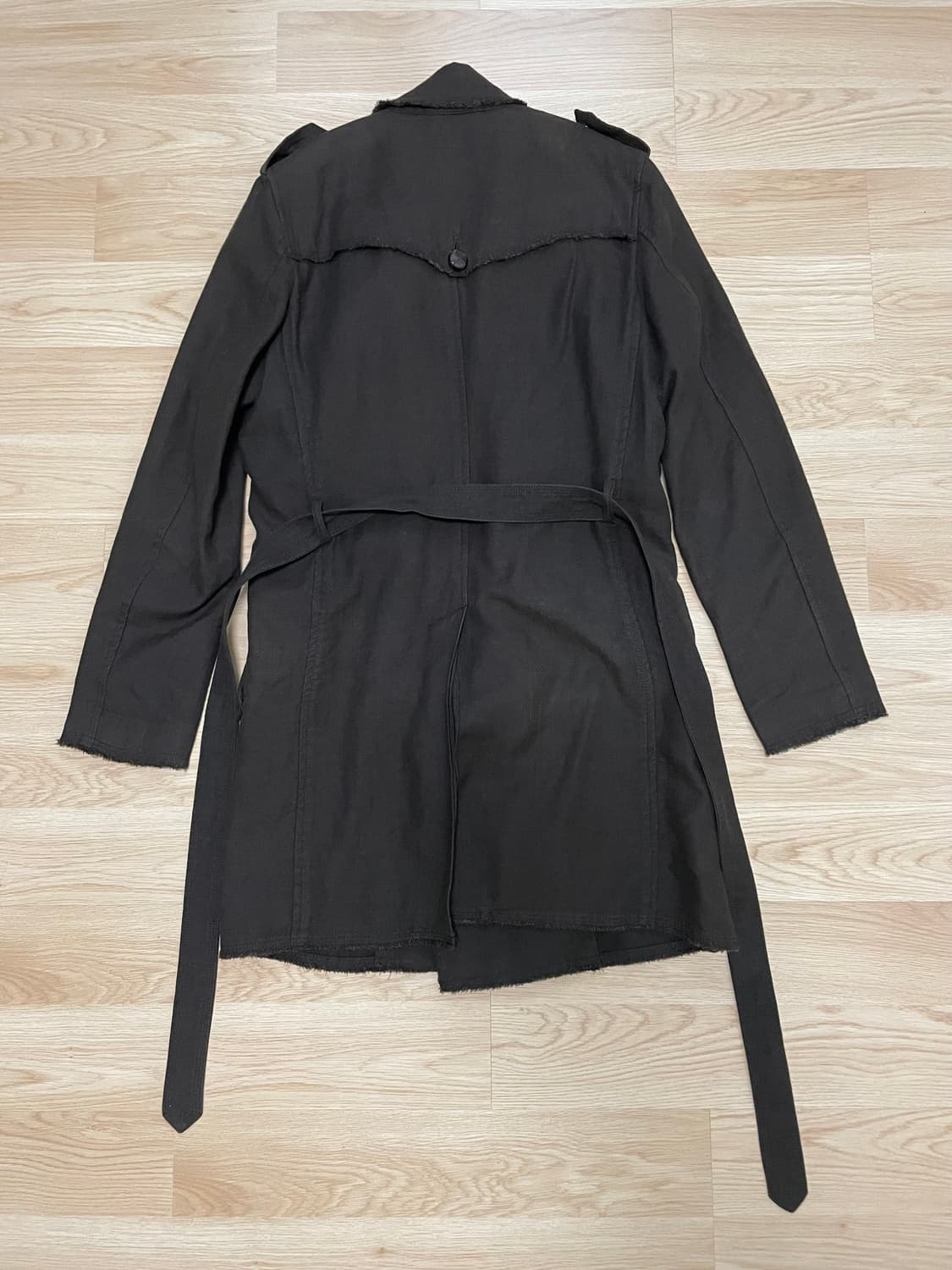 vtg 빈티지 컷아웃 헴 디테일 코트 상품이미지2