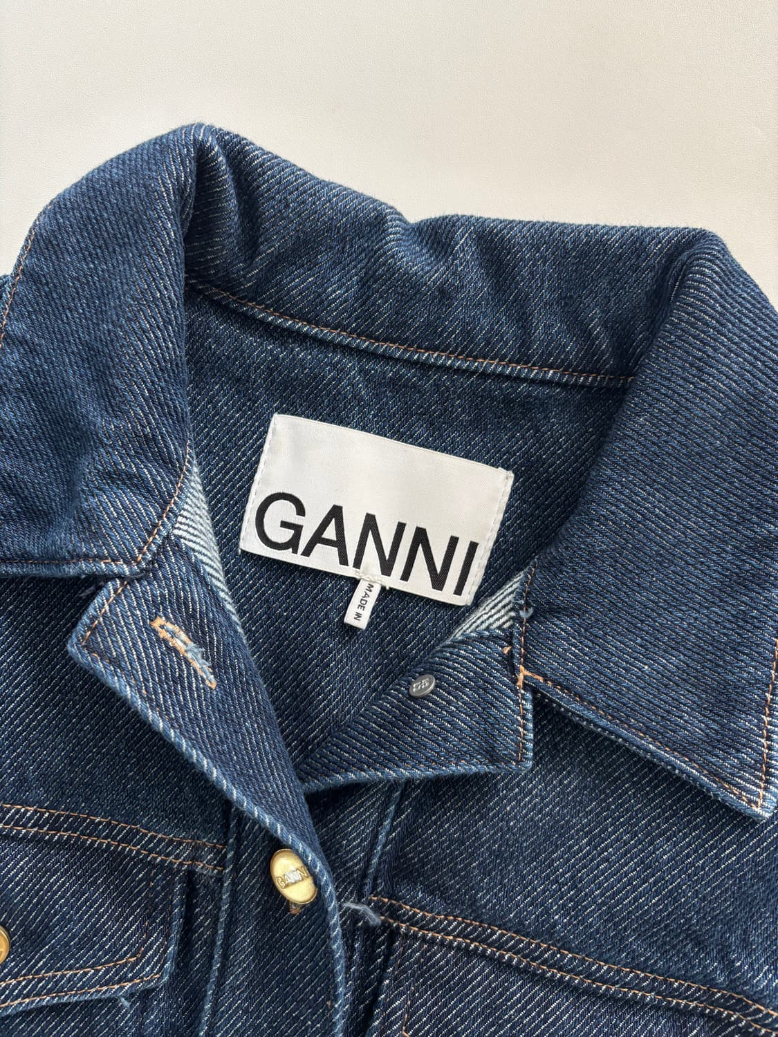 GANNI 가니 데님 미디 원피스 상품이미지5