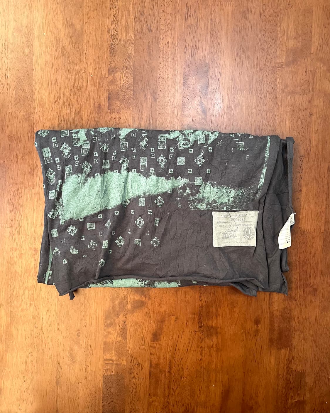 디젤 주름 그래픽 스카프 상품이미지6