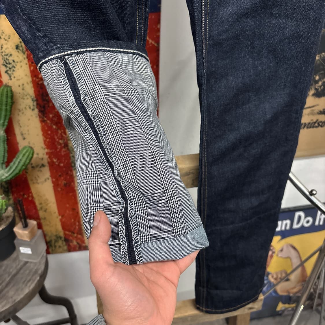 00s 리바이스 재팬라인 511 슬림 새깅핏 생지 데님팬츠 N1199   상품이미지5