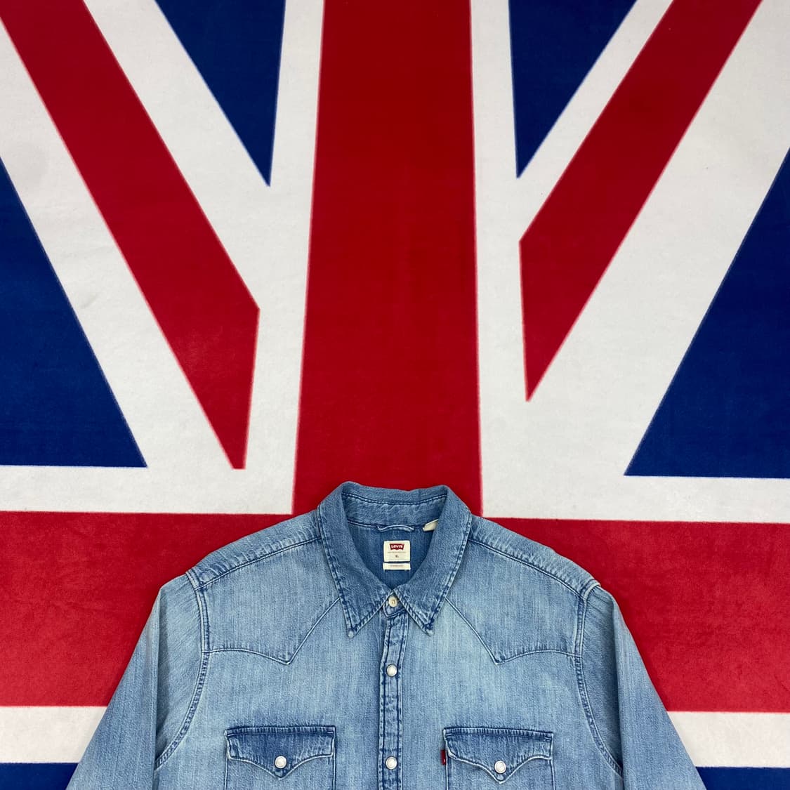 리바이스 웨스턴 데님셔츠 XL 상품이미지2