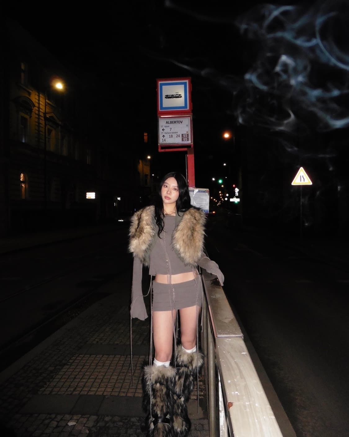 jaded london 제이디드런던 퍼 조끼 L 상품이미지4