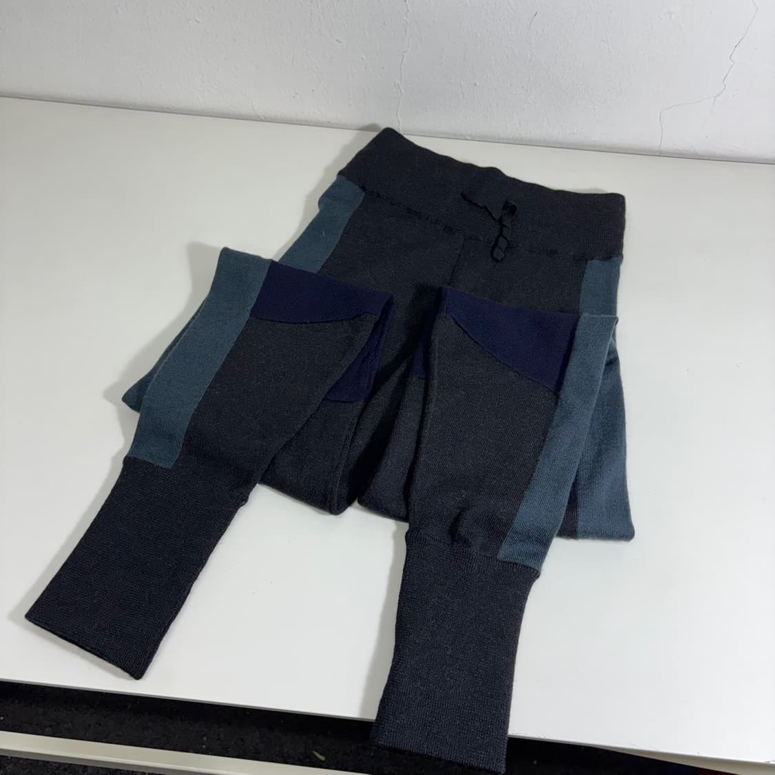 우먼XS 마르지엘라 MM6 먹색 울 타이즈팬츠 상품이미지1