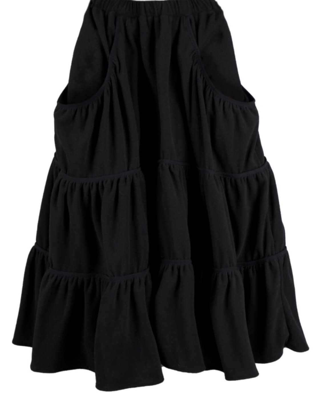 로엑슈얼 FLEECE LOOSE POCKET TIERD SKIRT_ 상품이미지1