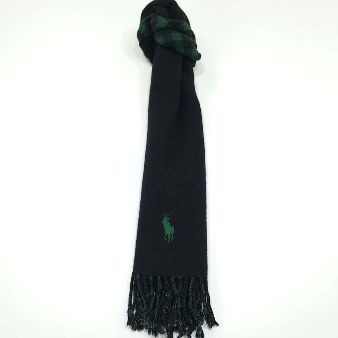 MX376 [Made in Italy] 폴로 양면 블랙 & 그린 버팔로 상품이미지3