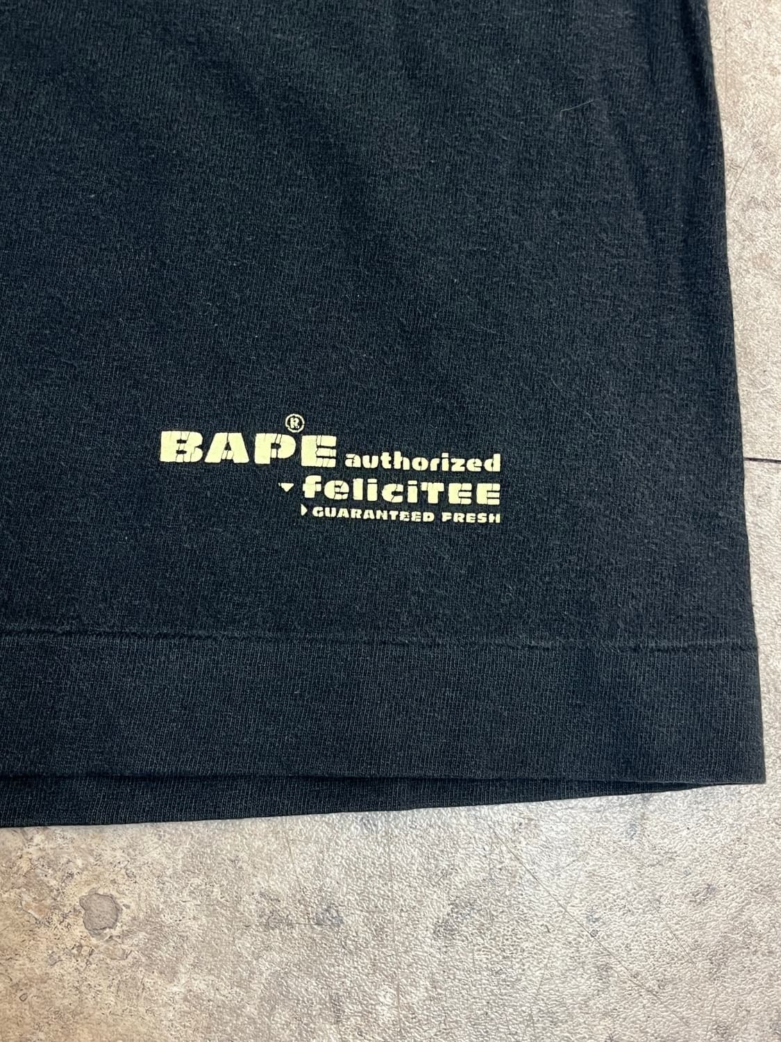 베이프 Trooper 반팔티 블랙 S #csz3847 상품이미지6