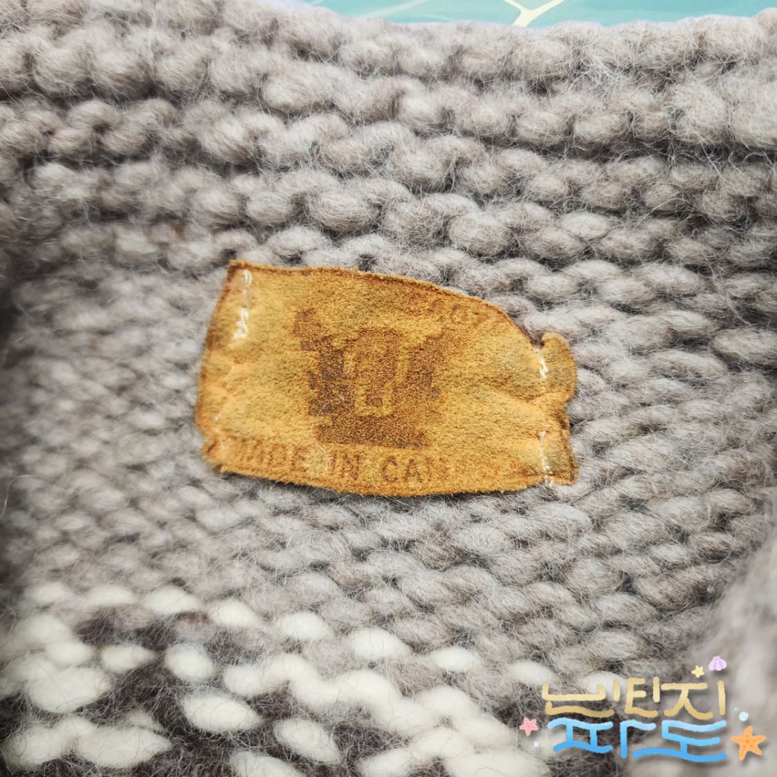 100 Flyer Hook 썬더버드 캐나다 코위찬 니트집업 상품이미지5