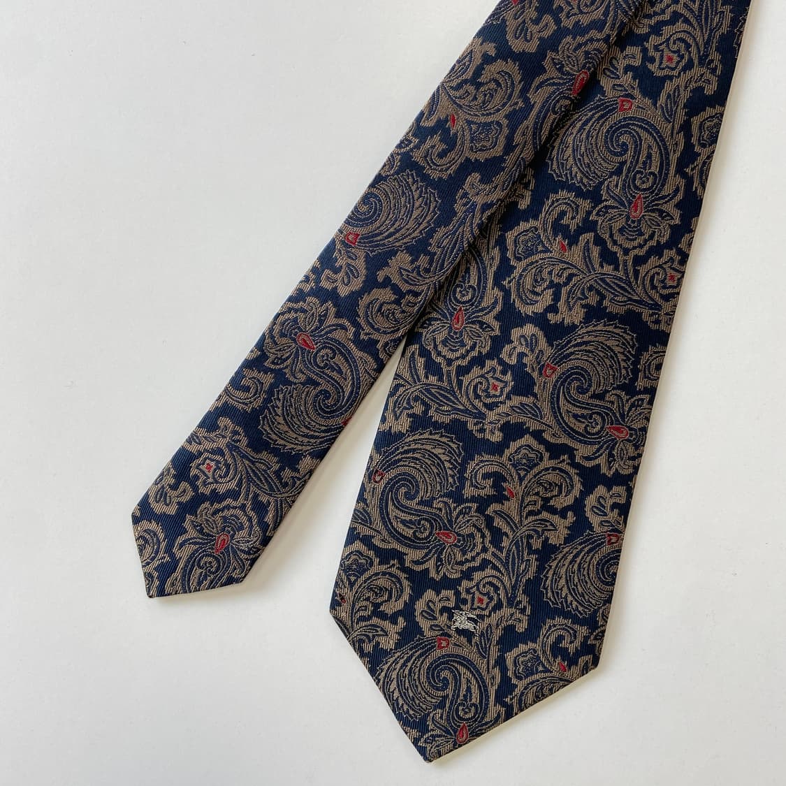 버버리 심플로고 페이즐리 명품 정품 넥타이 (Burberry) 상품이미지1