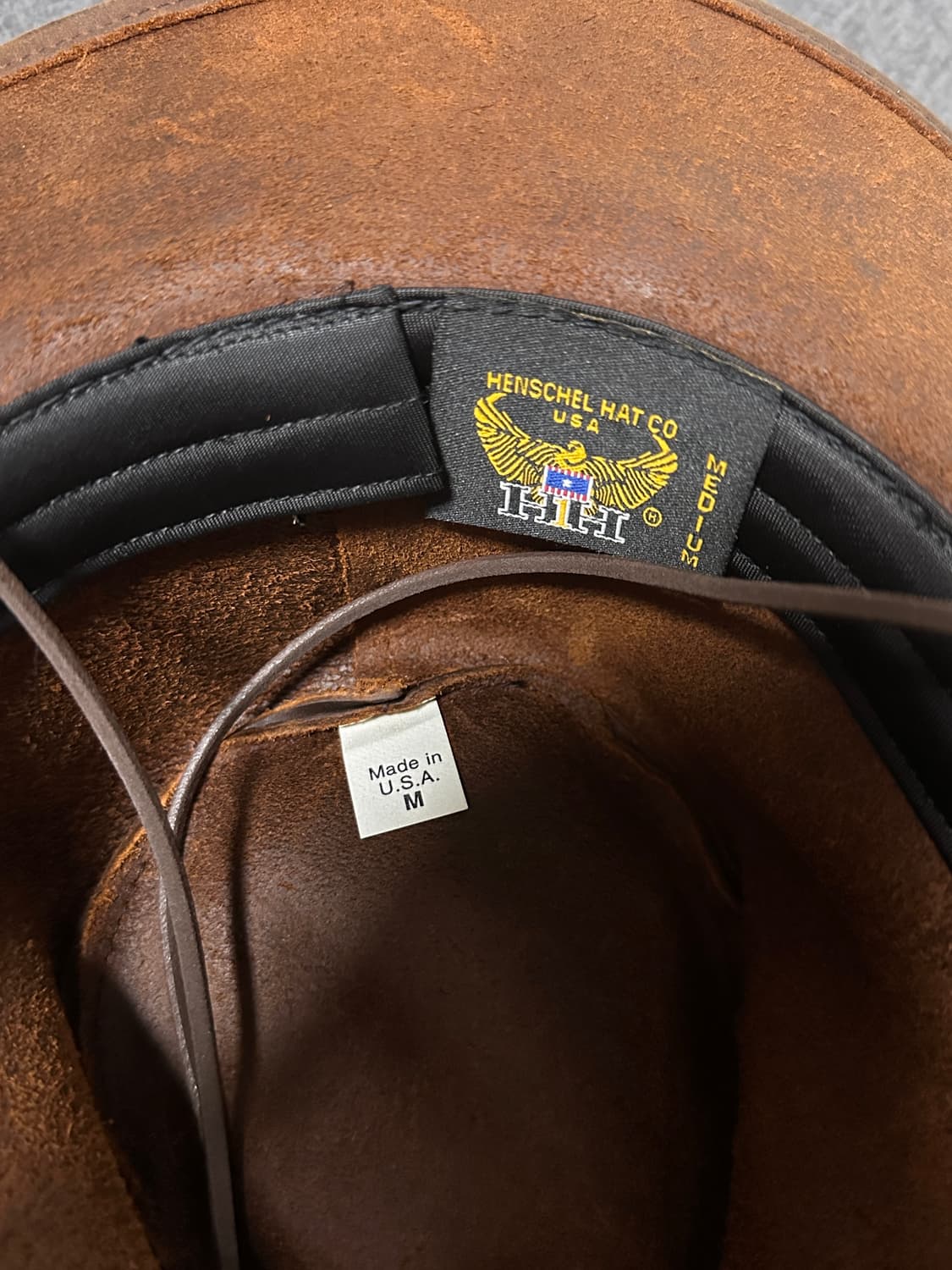 카우보이햇 M/크레이지홀스 카우레더/USA/hanschel 웨스턴모자 상품이미지6