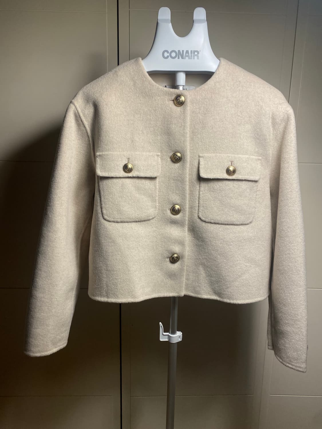 OAMARU 캐시미어 혼방 핸드메이드 자켓 90(새상품) 상품이미지1