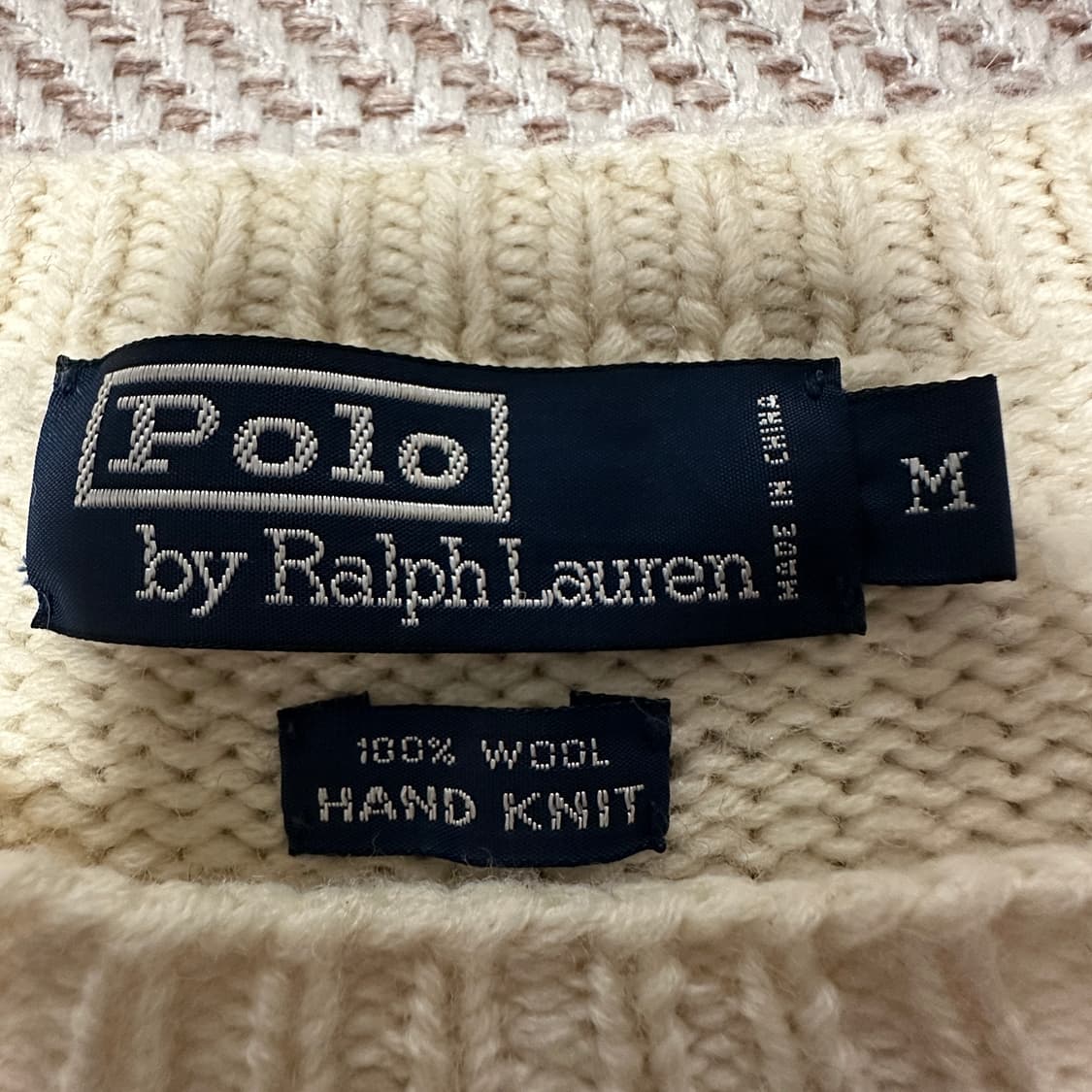 POLO RALPH LAUREN hand knit wool 100% 상품이미지5
