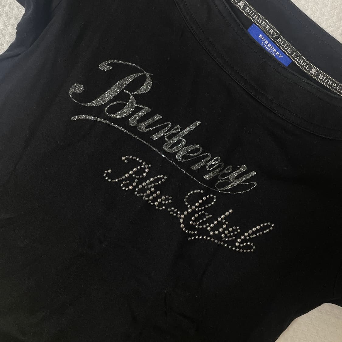 Burberry 버버리 블루라벨 스터드 로고 레터링 티셔츠 원피스 상품이미지6