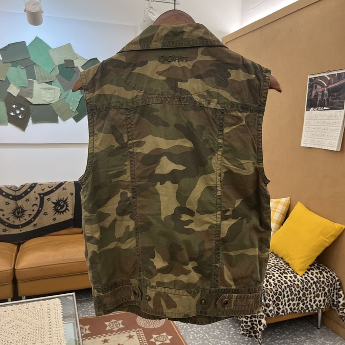 DOHC 빈티지 밀리터리 카모 멀티포켓 워크 조끼 M C10261 상품이미지4