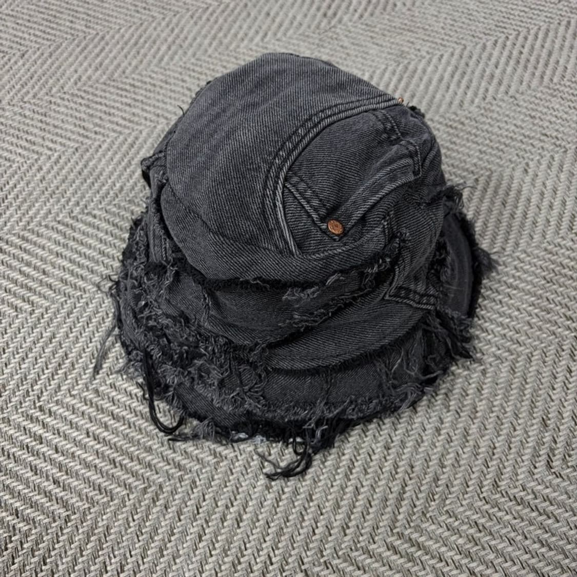 패치워크 데님 버킷햇 v2387 상품이미지1