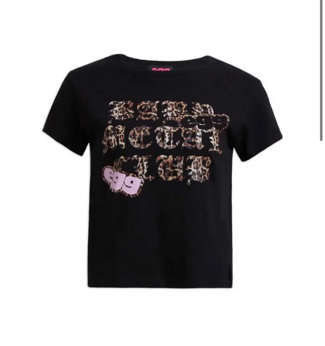 베이비메탈클럽 베메클 에그 egg 반팔 티 블랙 상품이미지1