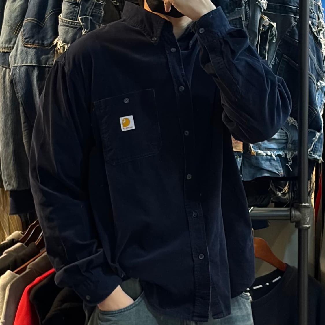 [NO.9] 칼하트 코듀로이 긴팔셔츠 상품이미지4