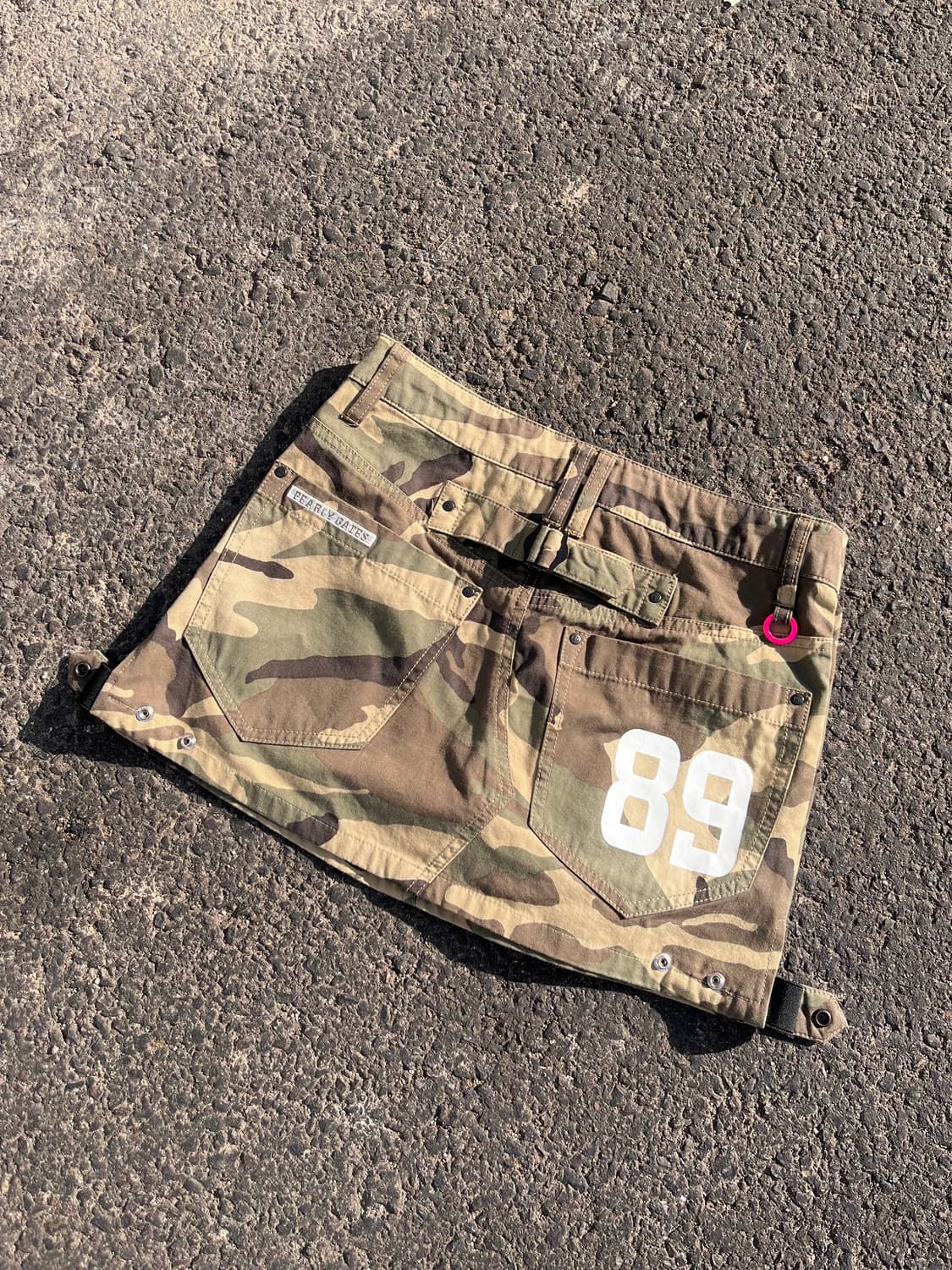 Pearly Gates 카모 패턴 미니 스커트 상품이미지2