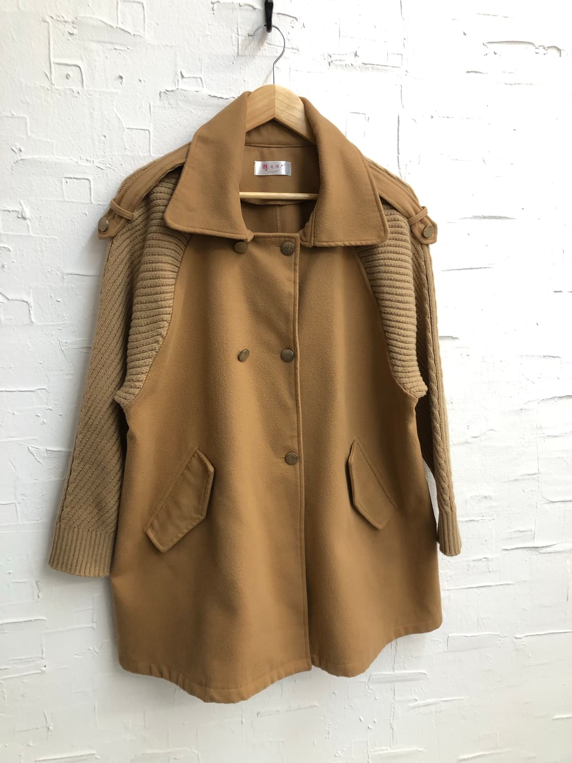 Camel knit coat 상품이미지5