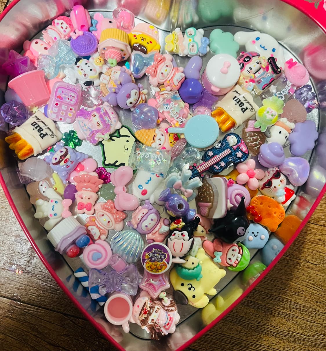 데코덴 파츠 스쿱 + 접착제 등등 탑꾸 폴꾸 폰꾸 만들기 세트 일괄 상품이미지3