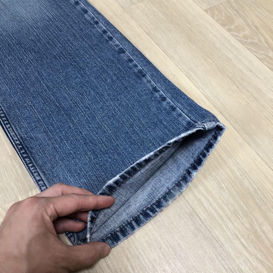 (30) 리바이스 Levi's 505 중청 워시드 레귤러핏 데님 상품이미지2