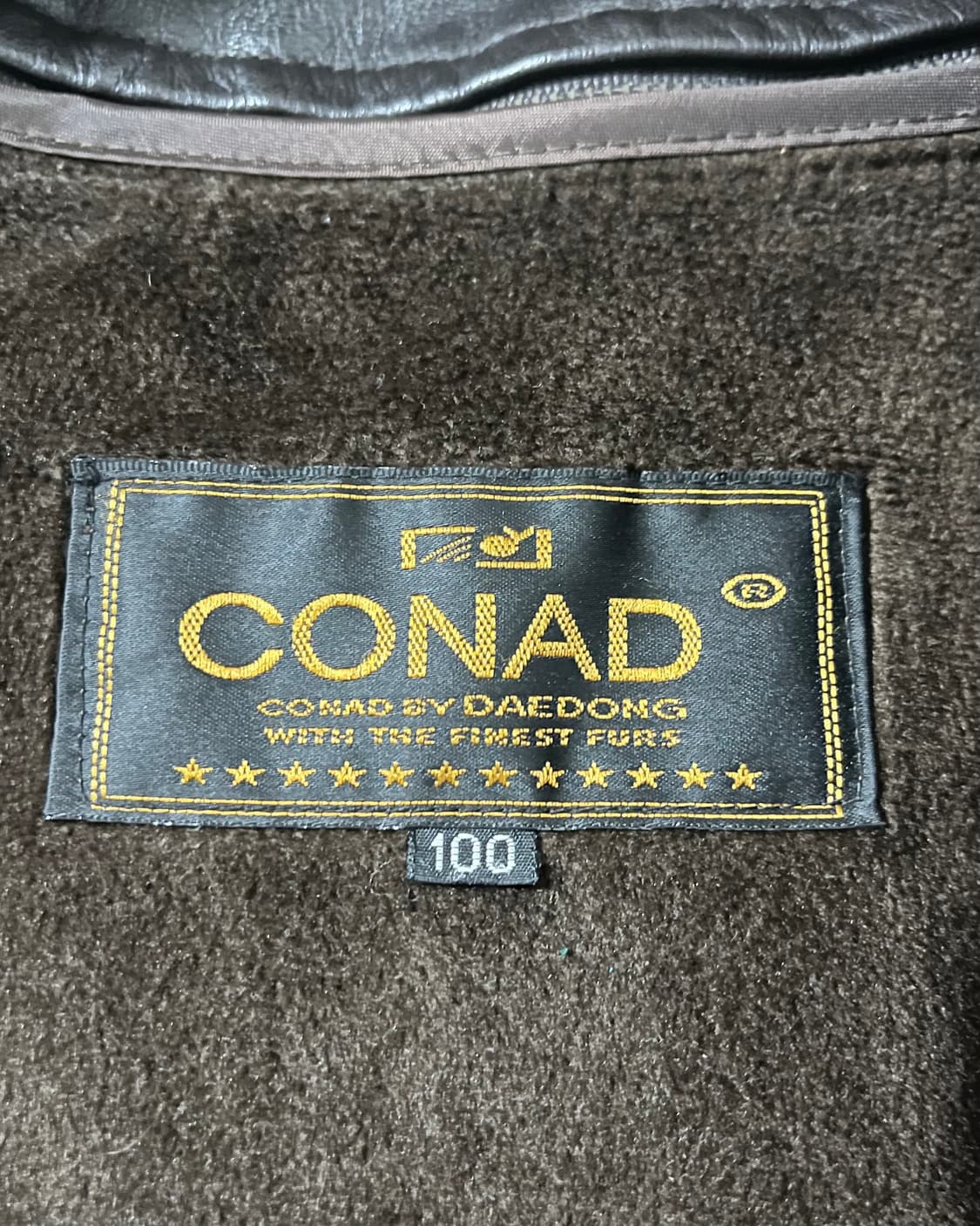 대동모피 소가죽 봄버 자켓 상품이미지8