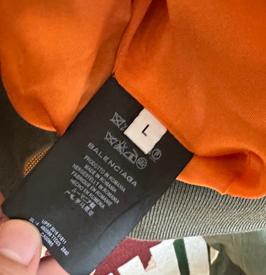 [ L ] 17ss 발렌시아가 크롭 봄버 상품이미지10