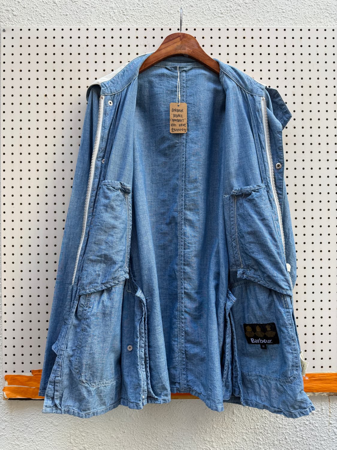 BARBOUR BEDALE CHAMBRAY 바버 비데일 샴브레이자켓 상품이미지9
