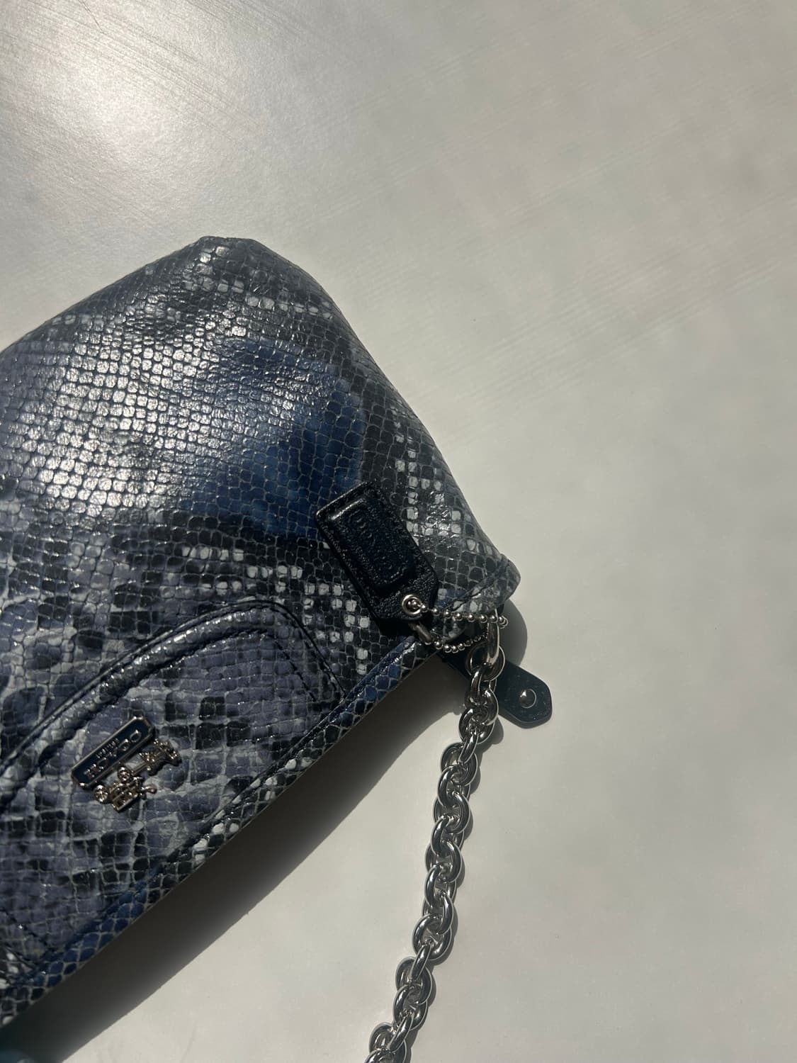 New신상‼️)) 코치 스네이크 체인 미니백 상품이미지3