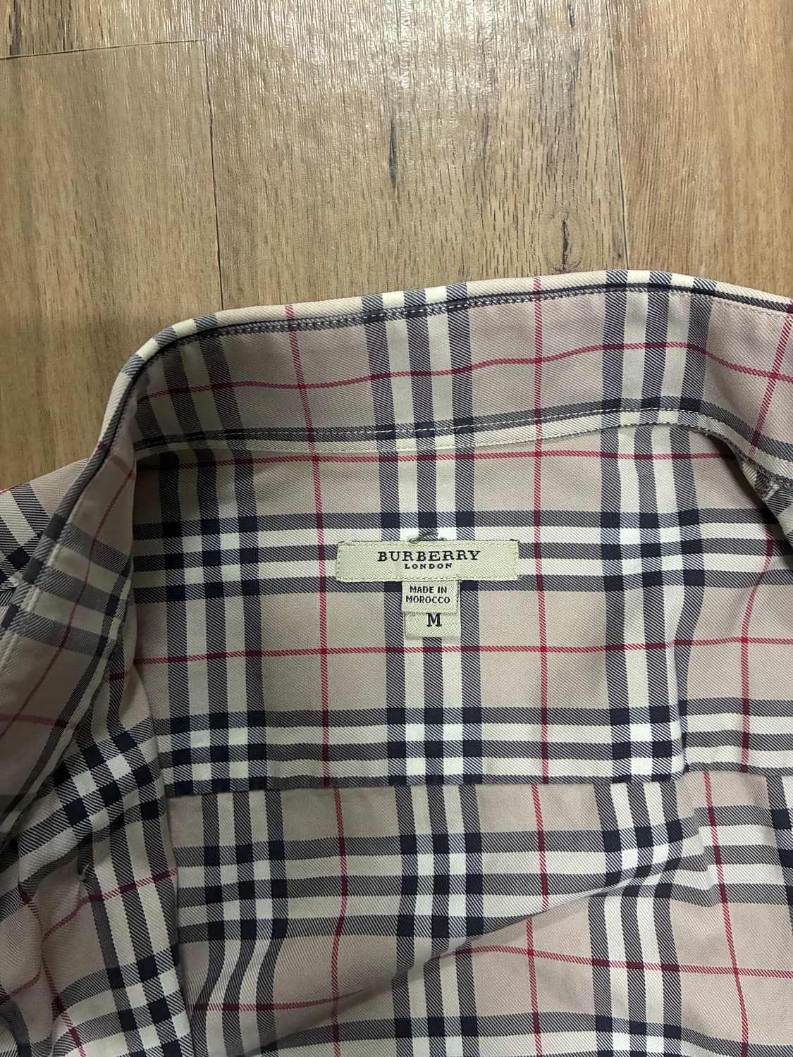 [정품] 버버리 반팔 셔츠 (M/95) 상품이미지5