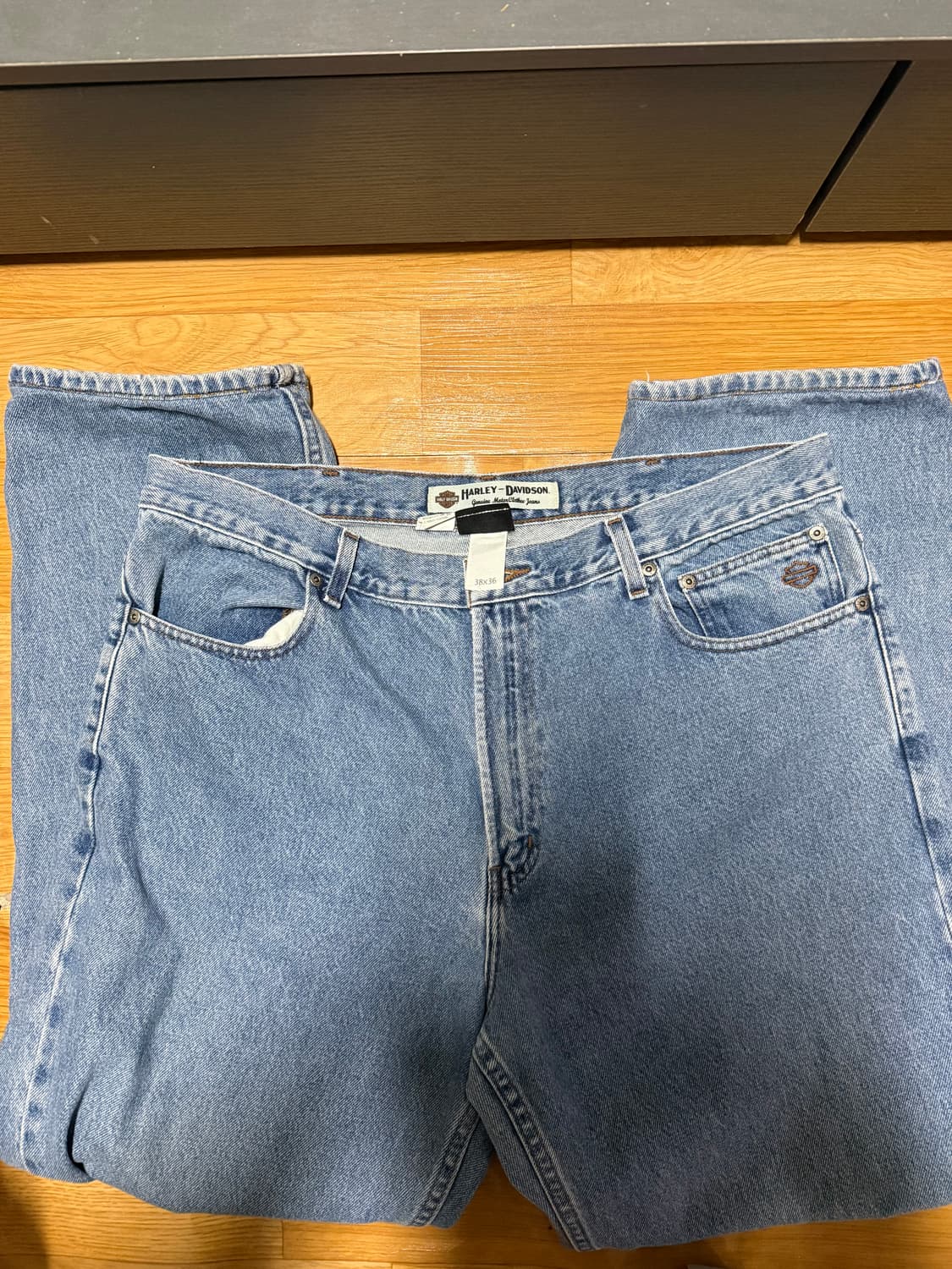 [38x36] 할리데이비슨 데님 팬츠 상품이미지3