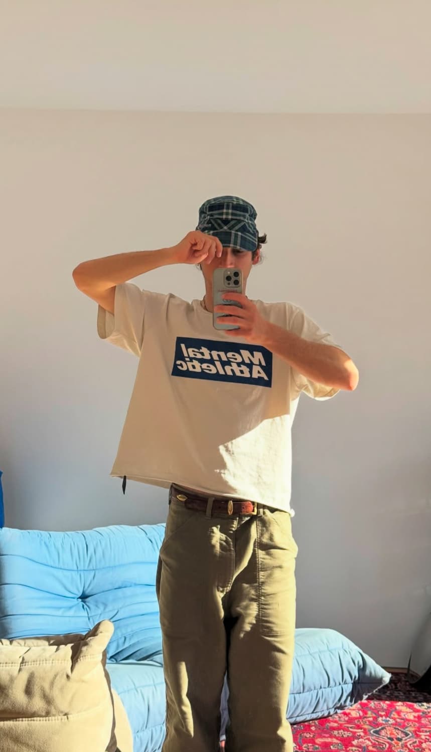 mental athletic 로고티 화이트 상품이미지1