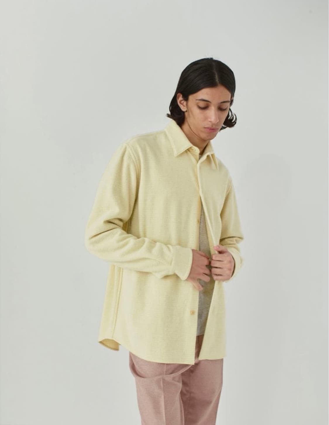 (3)오라리 울 캐시미어 셔츠 상품이미지6