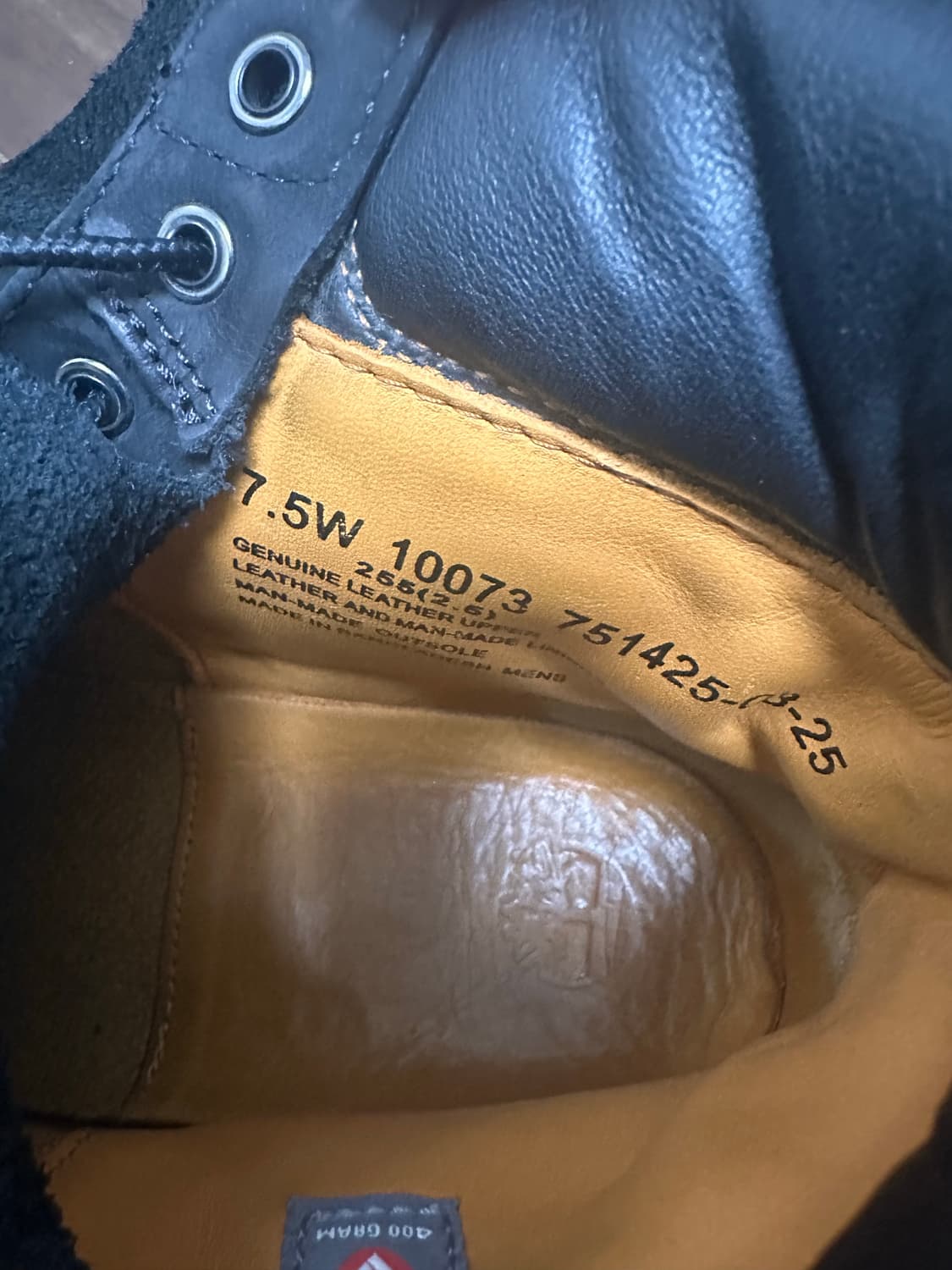 팀버랜드 프리미엄 6인치 블랙 255 상품이미지3