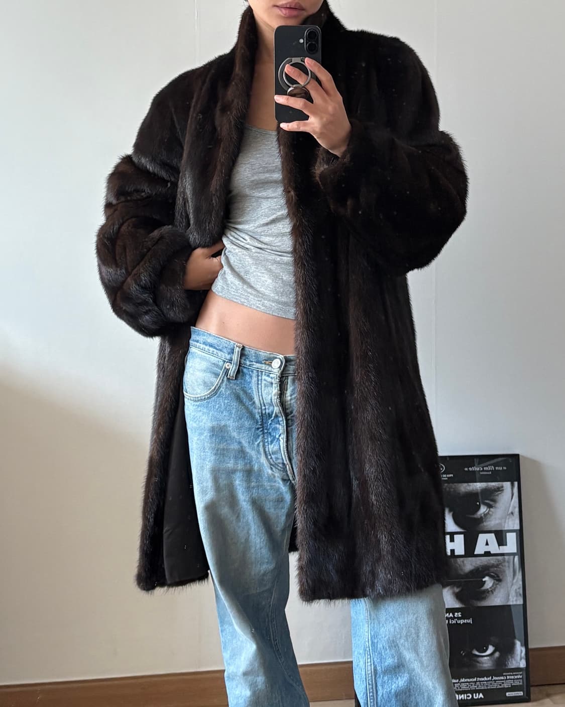 사가폭스 리얼 밍크코트 리얼퍼자켓 상품이미지2