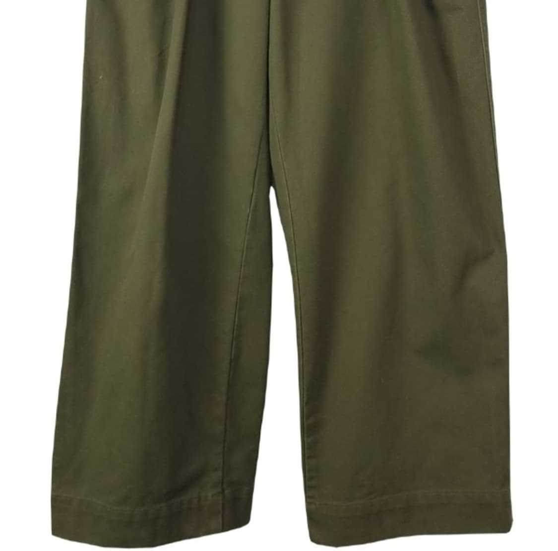 [유니클로 U 르메르] 루즈 핀턱 벵티드 팬츠 올리브 M18816 상품이미지5