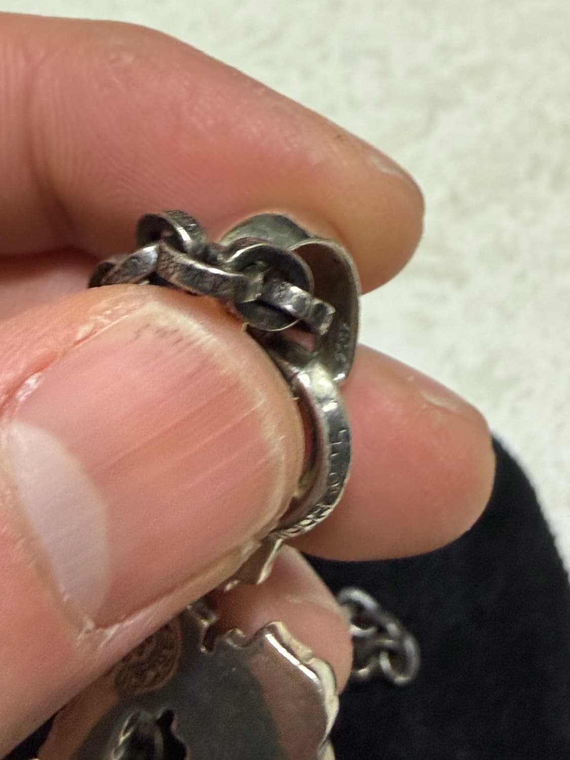 크롬하츠 필리그리 위드 베일 xs + 스몰 페이퍼 체인 24인치 상품이미지6