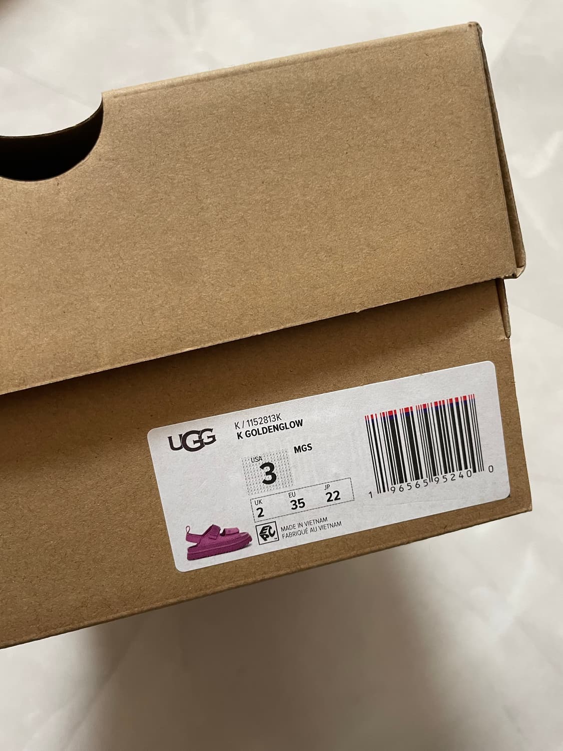 어그 골든글로우 키즈샌들 220 상품이미지9