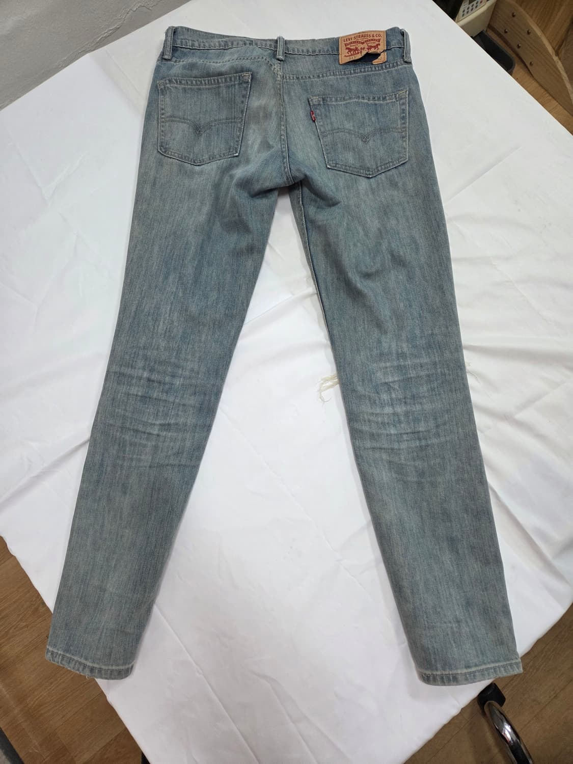 리바이스 511 청바지 W31 L32 찢청 상품이미지2