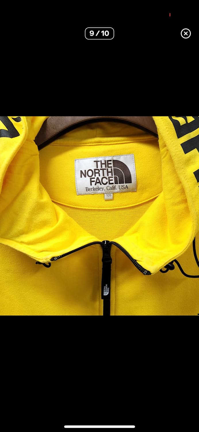 노스페이스 옐로우 후드집업 져지 대장급 하라주쿠 키치 희귀컬러배송비 무료 상품이미지7
