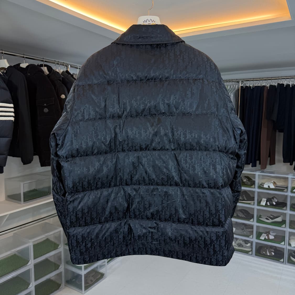 [리오브] 디올 오블리크 자카드 올오버 퀄팅 패딩 자켓 상품이미지2
